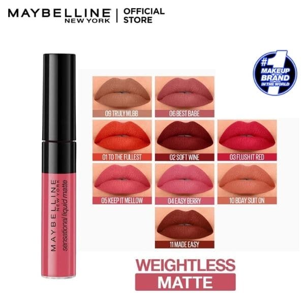 Maybelline New York Sensational Liquid Matte Lipstick